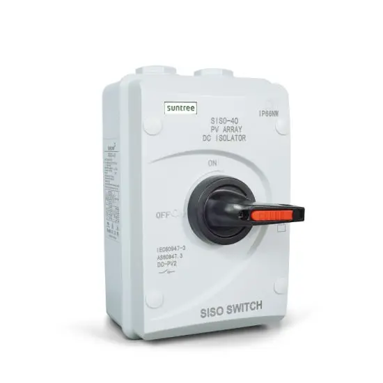 SISO-40 1000V 4Pole 16A DC مفتاح معزول