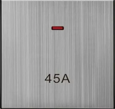 [320.12.02.06.13] مفتاح كهرباء 45امبير مع neon ّ  KS15-034