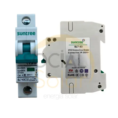 SL7-63 4A 1P 220V قاطع كهرباء