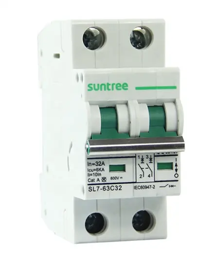 [324.11.12.20.01] SL7-63 20A 2P 220V قاطع كهرباء