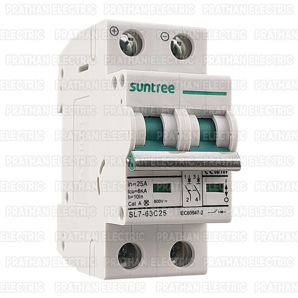 [324.11.12.25.01] SL7-63 25A 2P 220V قاطع كهرباء