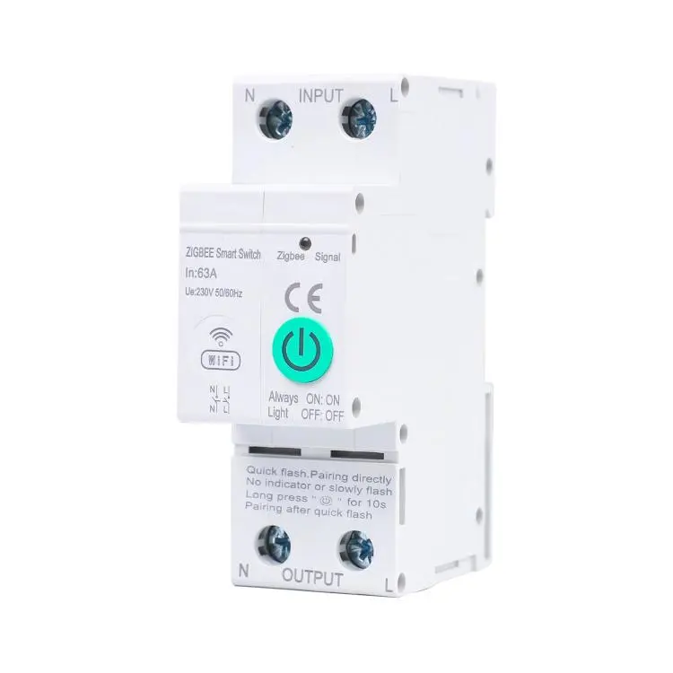 قاطع واي في سمرت 40A 1P  الزائد التيار الزائد  ومراقبة الطاقة TYRC1P-40M
