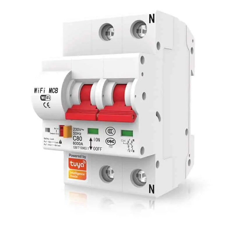 قاطع واي في 2P 80A 220V الحمل الزائد التيار الزائد ماس كهربائى  2BT2P-80LM