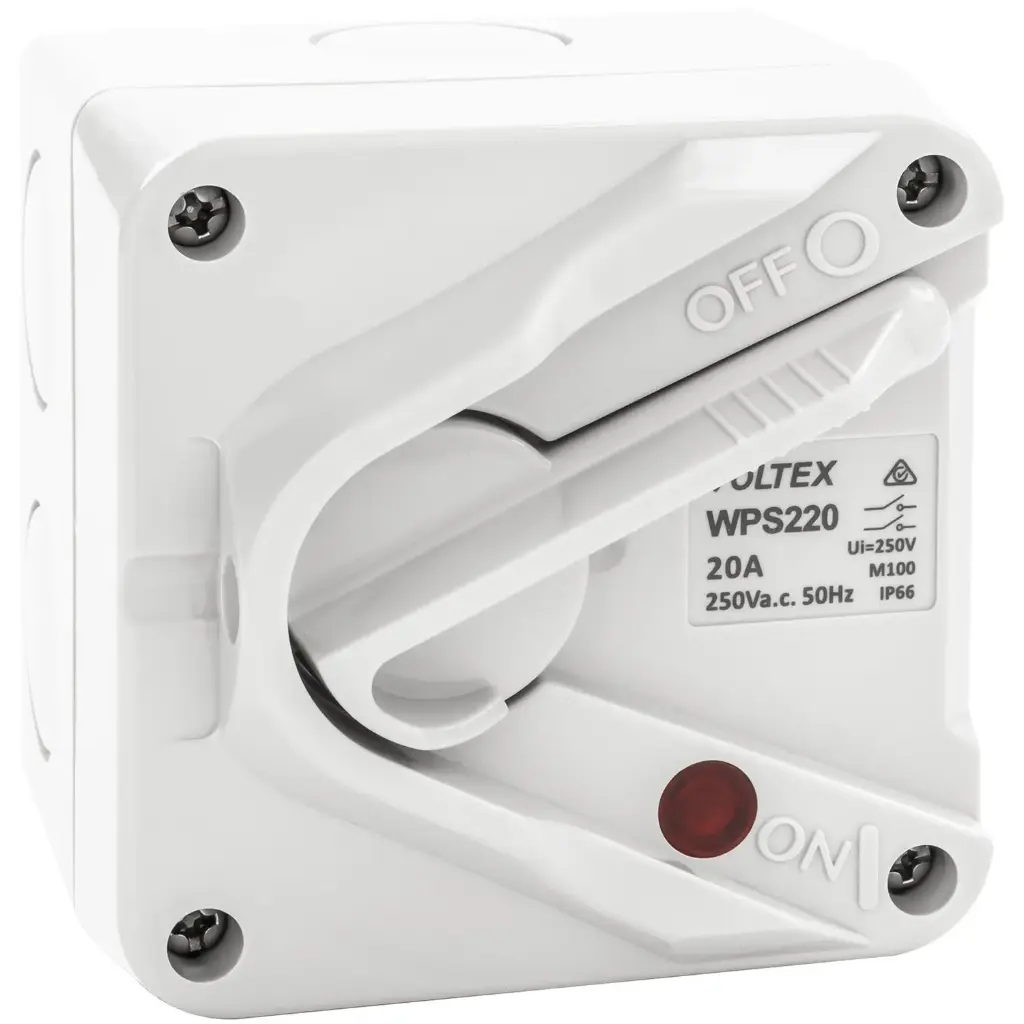 [328.11.30.01.01] مفتاح معزول ضد ماء STWS116 1P 16A