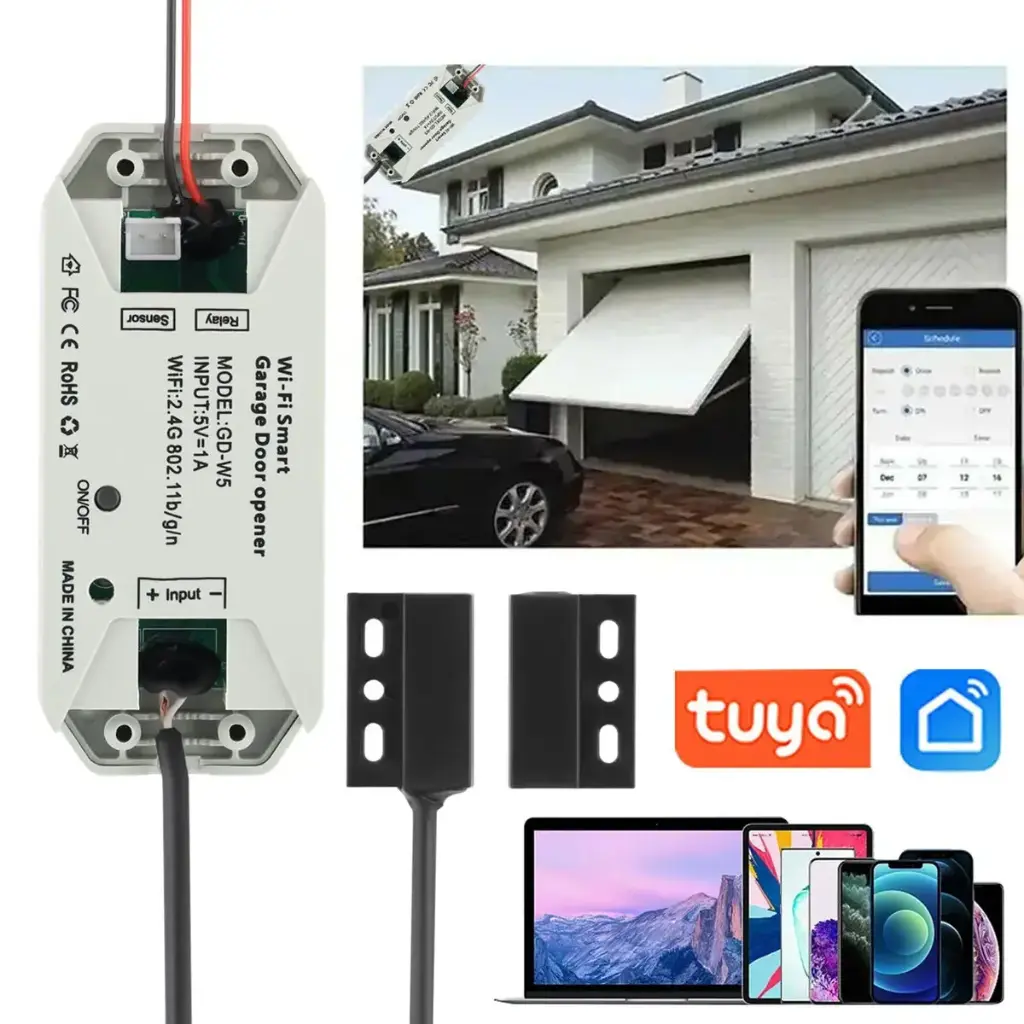 [355.12.10.08.42] جهاز فتح و اغلق باب الجراج الحوش عبر الشبكة واي في BG-WG002