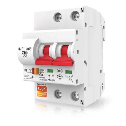 [324.13.06.02.30] قاطع واي في 2P 63A 220V الحمل الزائد التيار الزائد ماس كهربائى 2BT2P-63LM