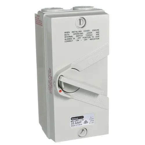[328.11.11.11.03] مفتاح معزول ضد ماء UKF 1P AC 250V 63A